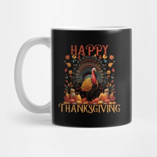 Happy Thanksgiving, turkey Mug